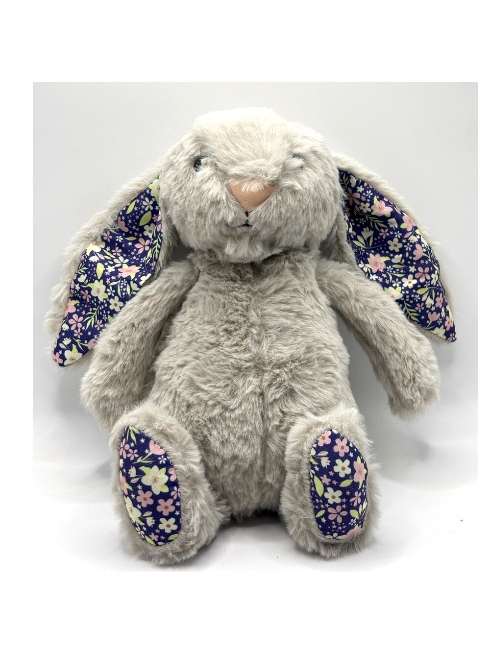 Soft Cuddly Bunny Rabbit Inspired Cute Plush Stuffie, Toy, Gray - New